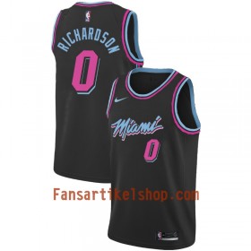 Miami Heat Trikot Josh Richardson 0 2018-19 Nike City Edition Schwarz Swingman - Herren